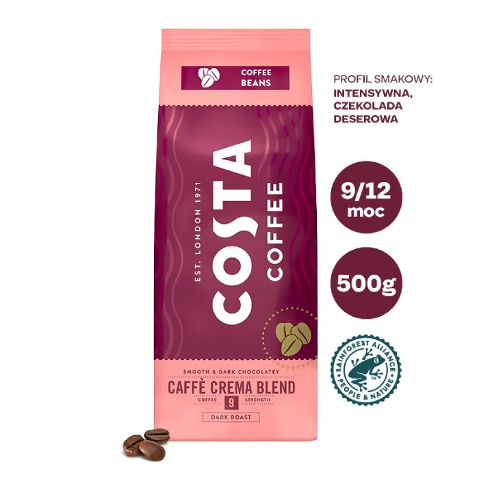 Kawa ziarnista Costa Coffee Crema Blend 2x500g