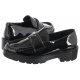 Półbuty Czarne DP3930/22 BK (FO12-a) Filippo