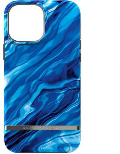 Richmond&Finch Etui Blue Waves do iPhone 14 Plus niebieskie