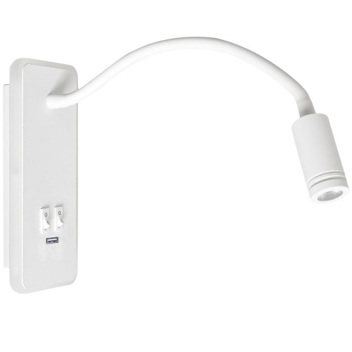 Milagro Lampka nocna BASE 8W+2W WHITE ML6351