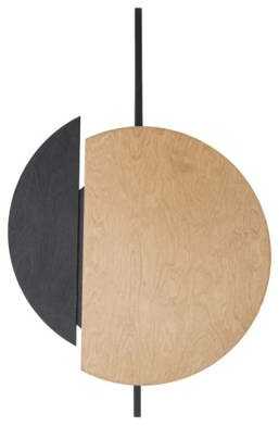 Lampa ścienna kinkiet LED SUNSET NATURAL B 8W jasny drewniany