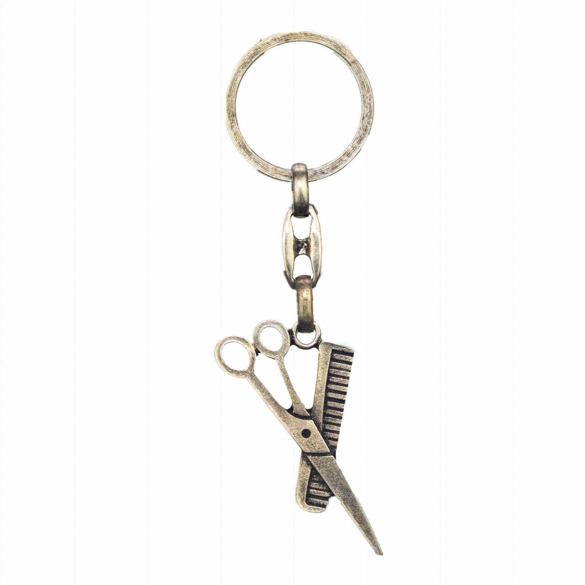Brelok do kluczy nożyczki i grzebień - EM Men's Accessories