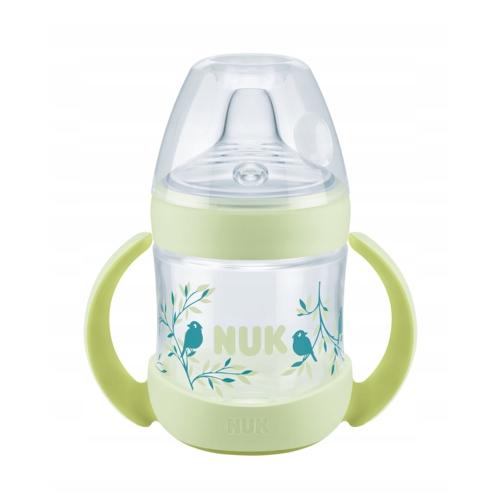 NUK Butelka z uchwytami i wskaźnikiem temperatury zielona, 150ml - >>> DARMOWA od 49zł 