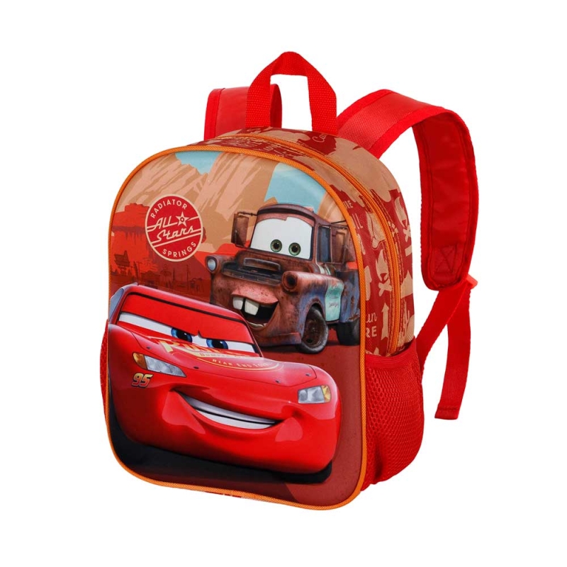 Plecak przedszkolny 3D Auta Zigzag Mcqueen