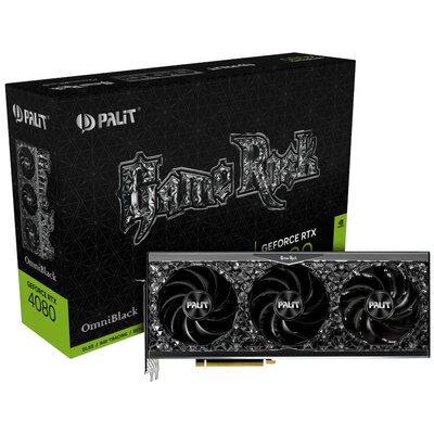 PALIT GeForce RTX 4080 GameRock OmniBlack 16GB