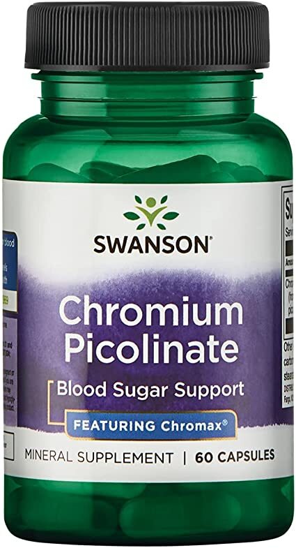 Swanson - Chromax Pikolinian Chromu, 200mcg, 60 kapsułek