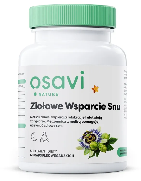 Фото - Вітаміни й мінерали OSAVI Ziołowe Wsparcie Snu 60vegcaps