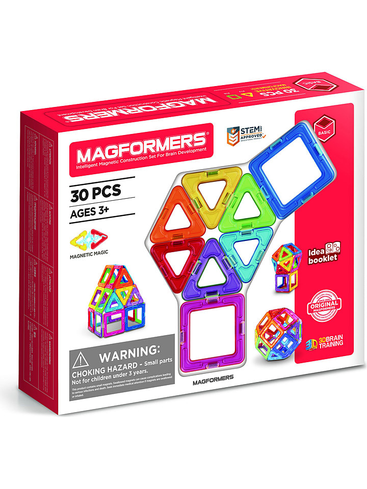 MAGFORMERS 30-częściowy zestaw magnetyczny 