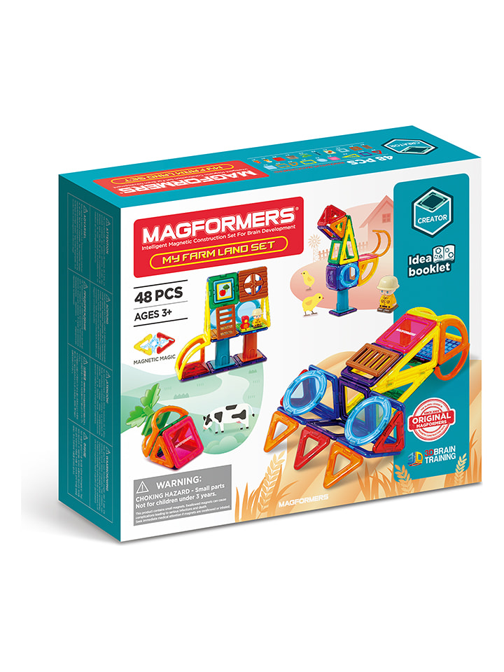 MAGFORMERS 48-częściowy zestaw magnetyczny 