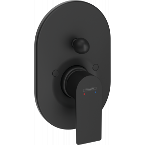 HANSGROHE 72459670 Rebris E Jednouchwytowa bateria wannowa, monta? podtynkowy, element zewn?trzny Czarny Matowy