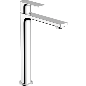 HANSGROHE 72581000 Rebris E Jednouchwytowa bateria umywalkowa 240 CoolStart do mis umywalkowych z kompletem odpływowym Chrom