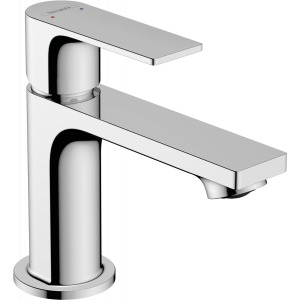 HANSGROHE 72550000 Rebris E Jednouchwytowa bateria umywalkowa 80 z kompletem odpływowym Chrom