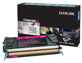 Toner LEXMARK, purpurowy, 7000 str.