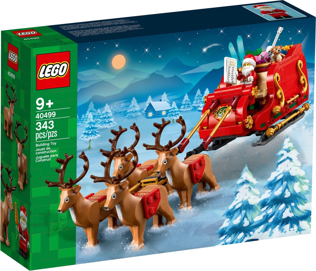 LEGO Sanie Świetego MIkołaja 40499