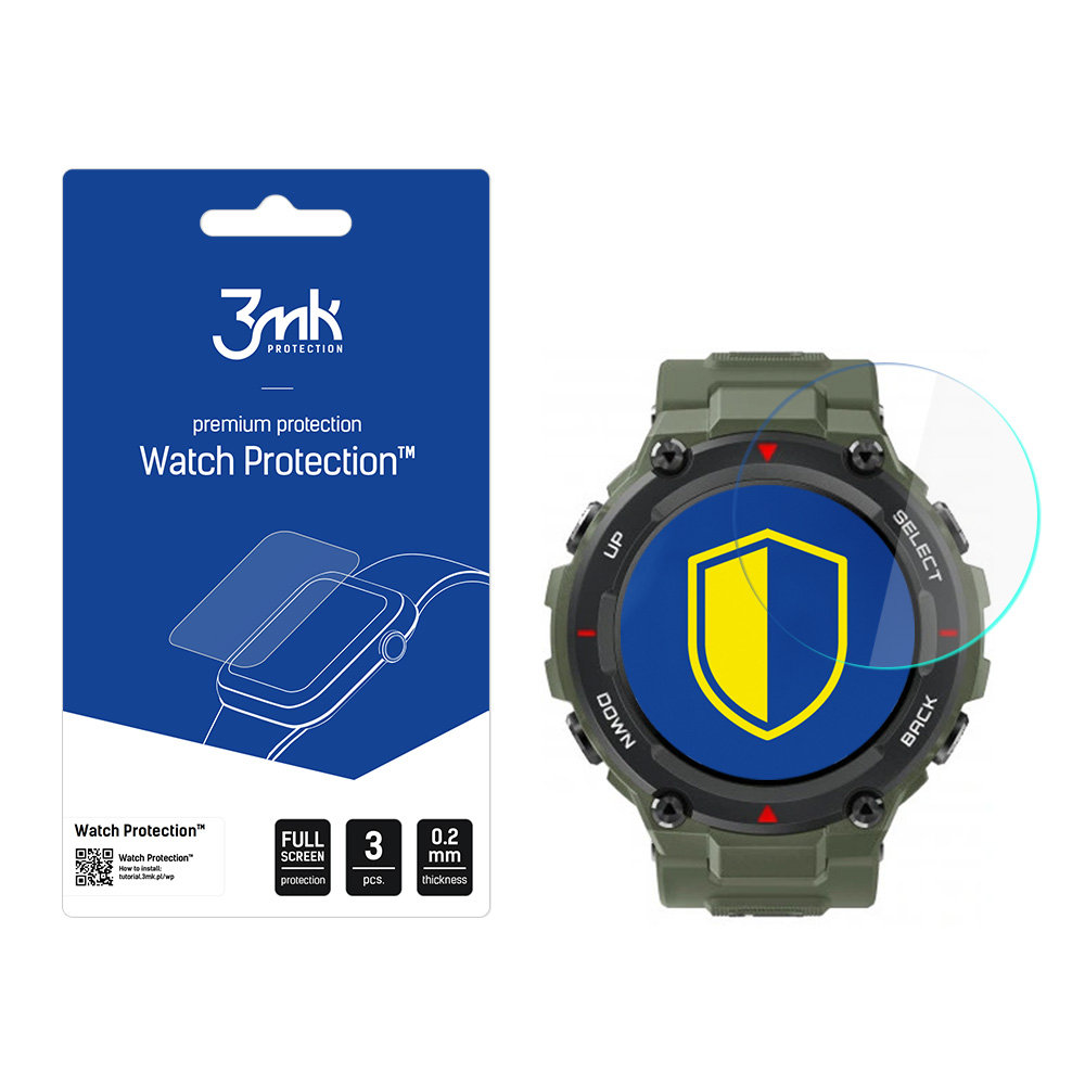 Фото - Ремінець для годинника / браслета 3MK Watch Protection v. FlexibleGlass Lite do Xiaomi Amazfit T-Rex 1.3 