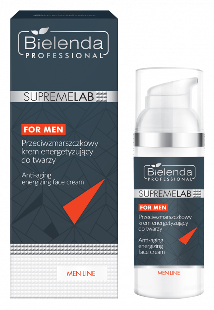 Bielenda Professional Professional Men Przeciwzmarszczkowy krem energetyzujący do twarzy 50ml