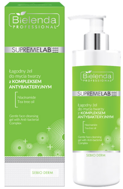 Bielenda Professional Bielenda Professional Supremelab Sebio Derm żel do mycia twarzy z kompleksem antybakteryjnym 200ml