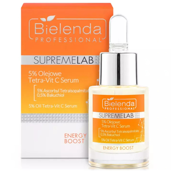 Bielenda Professional SUPREMELAB Bielenda Professional SupremeLab Energy Boost Tetra Vit-C Serum 5% olejowe 15ml 61701-uniw