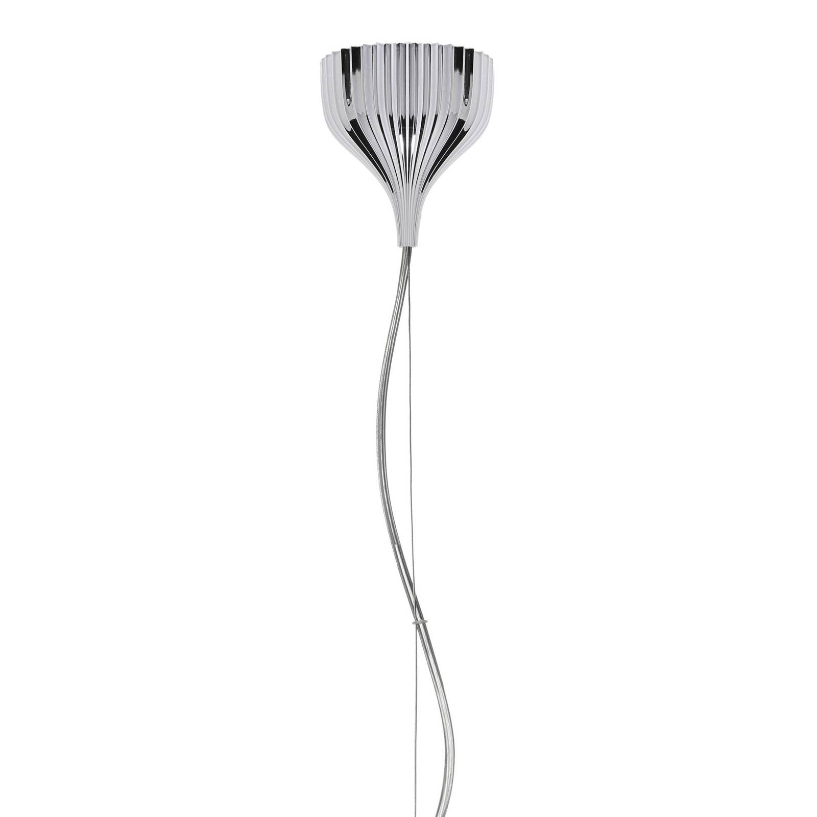 Kartell Gé żyrandol LED, chromowany