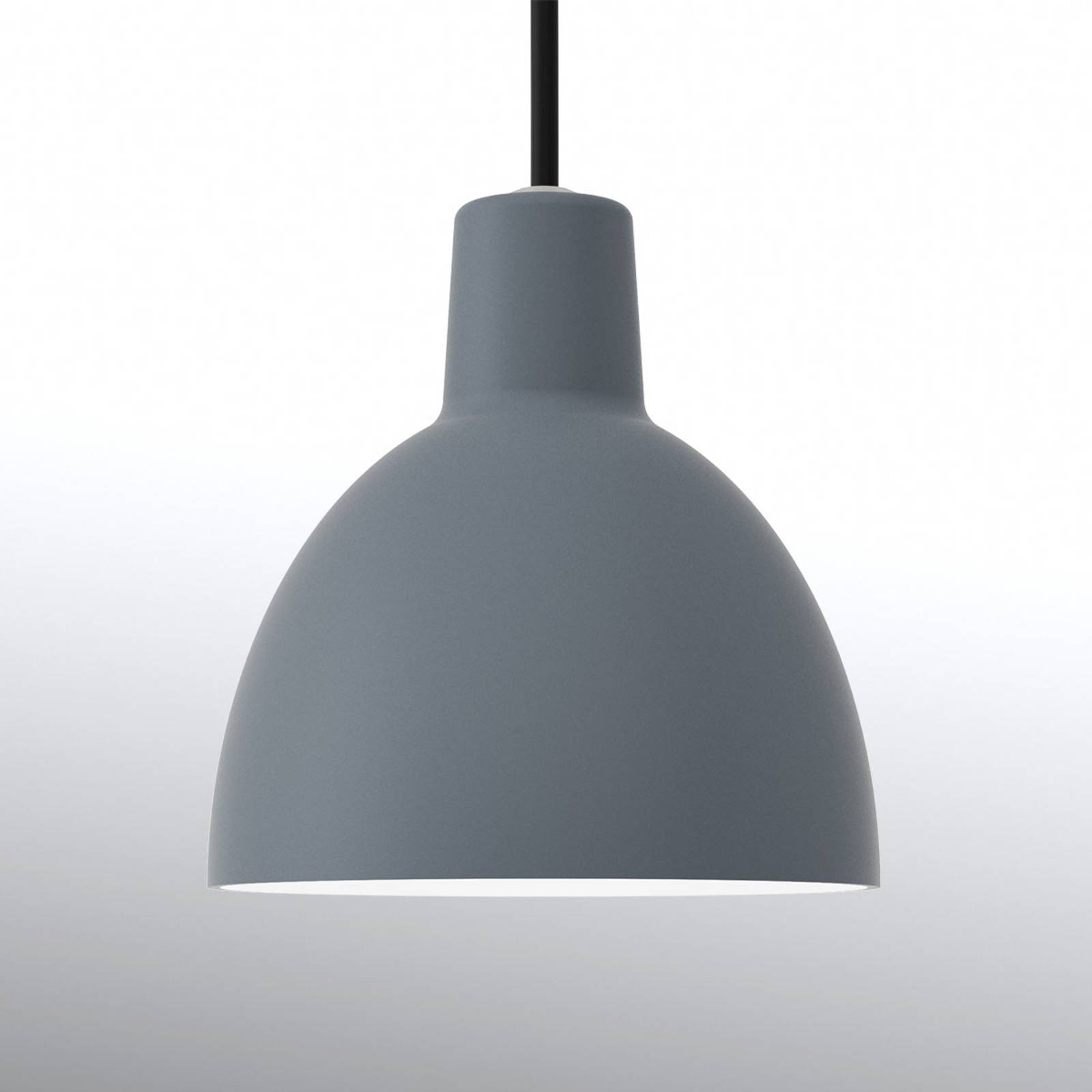 Louis Poulsen Lampa wisząca designerska Toldbod 120, możliwość ściemniania, aluminiowy / szary / cynkowy, salon / jadalnia, aluminium, design