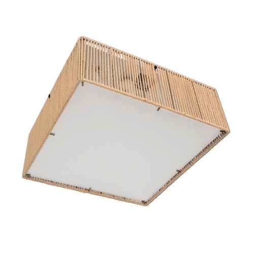 Nomad lampa sufitowa 2-punktowa czarna/naturalny CL22009B-D40