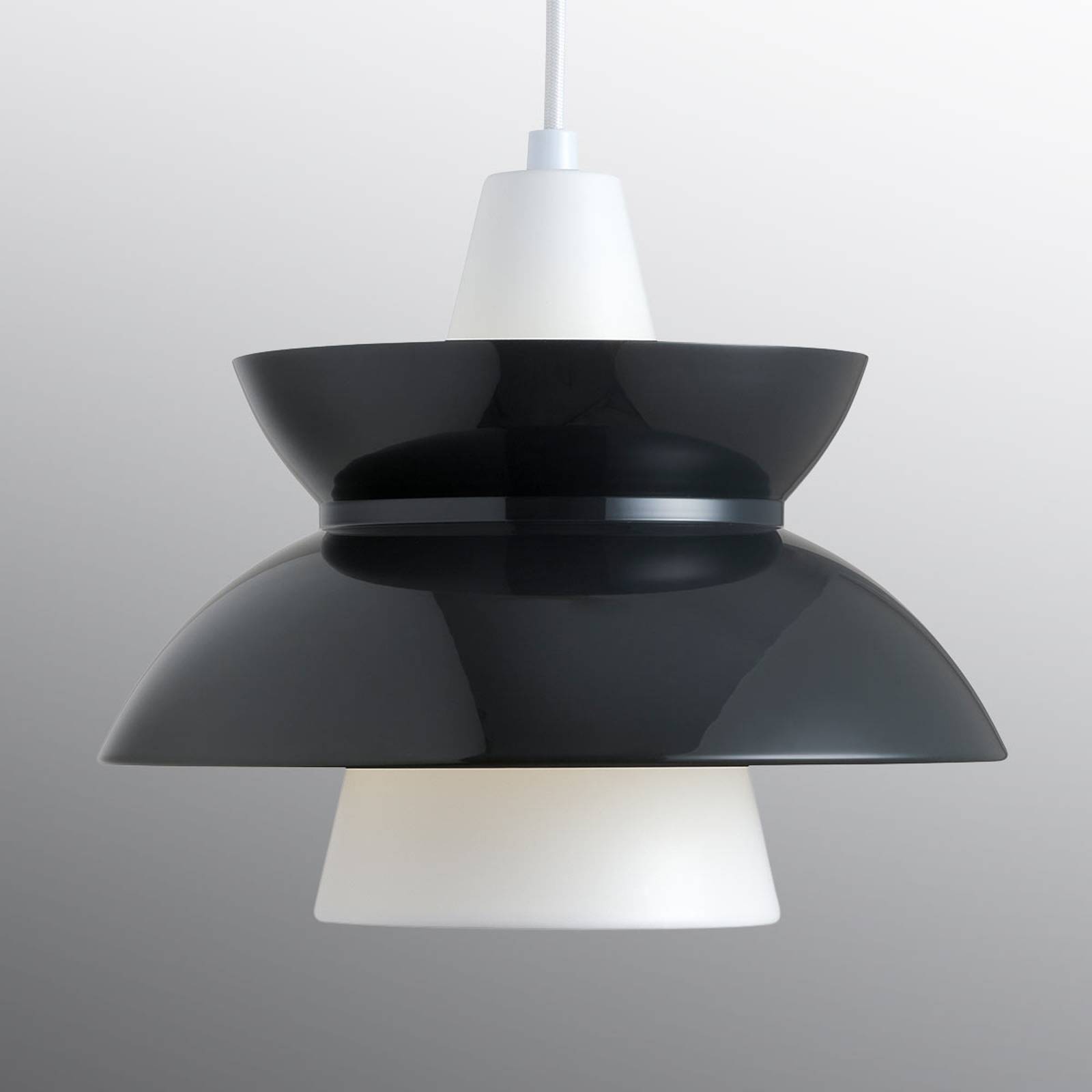 Louis Poulsen Doo-Wop – lampa wisząca, ciemnoszara