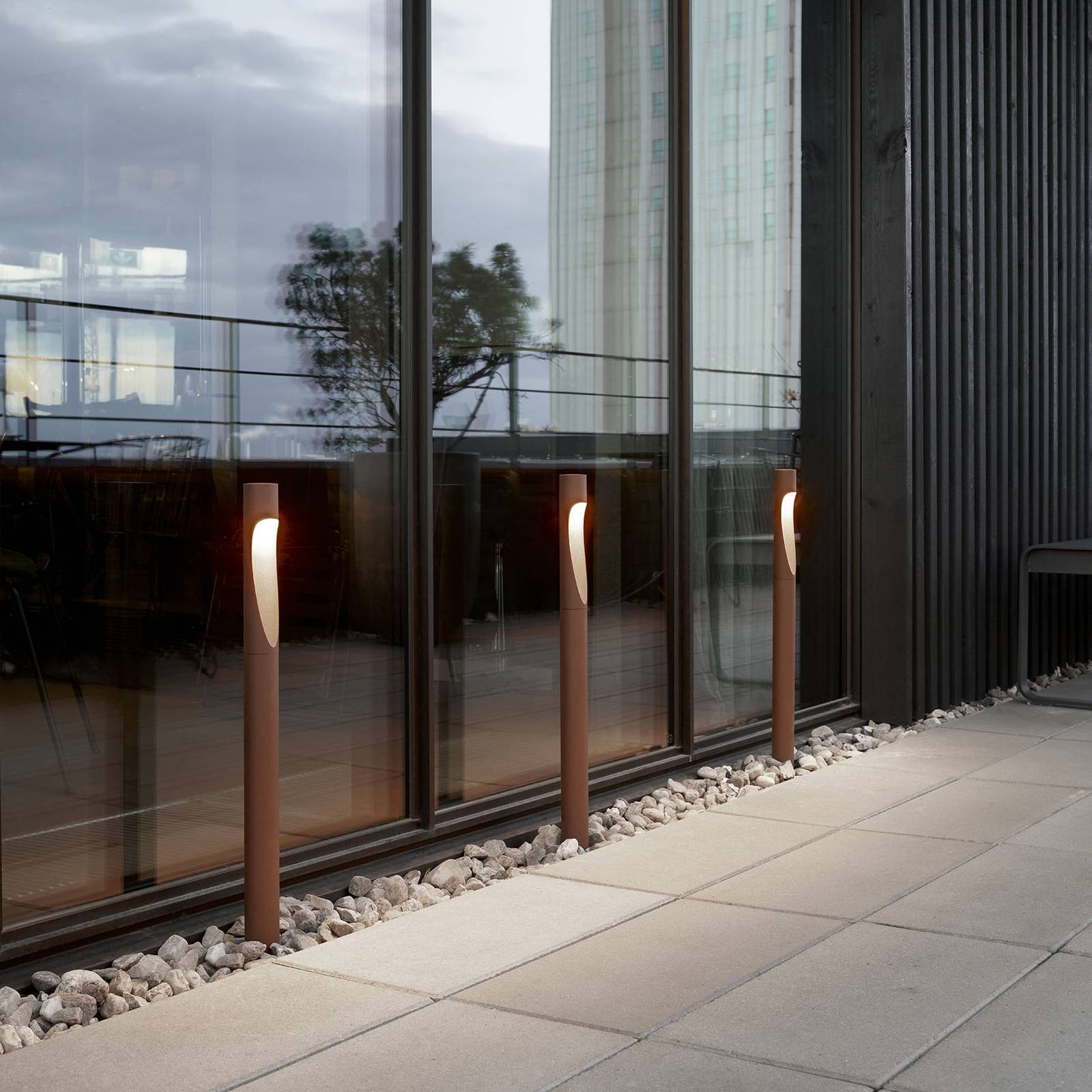 Louis Poulsen Flindt Garden długa 930 corten