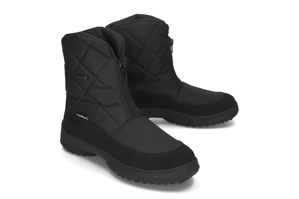 MANITU 990414-1 schwarz, śniegowce damskie - Manitu
