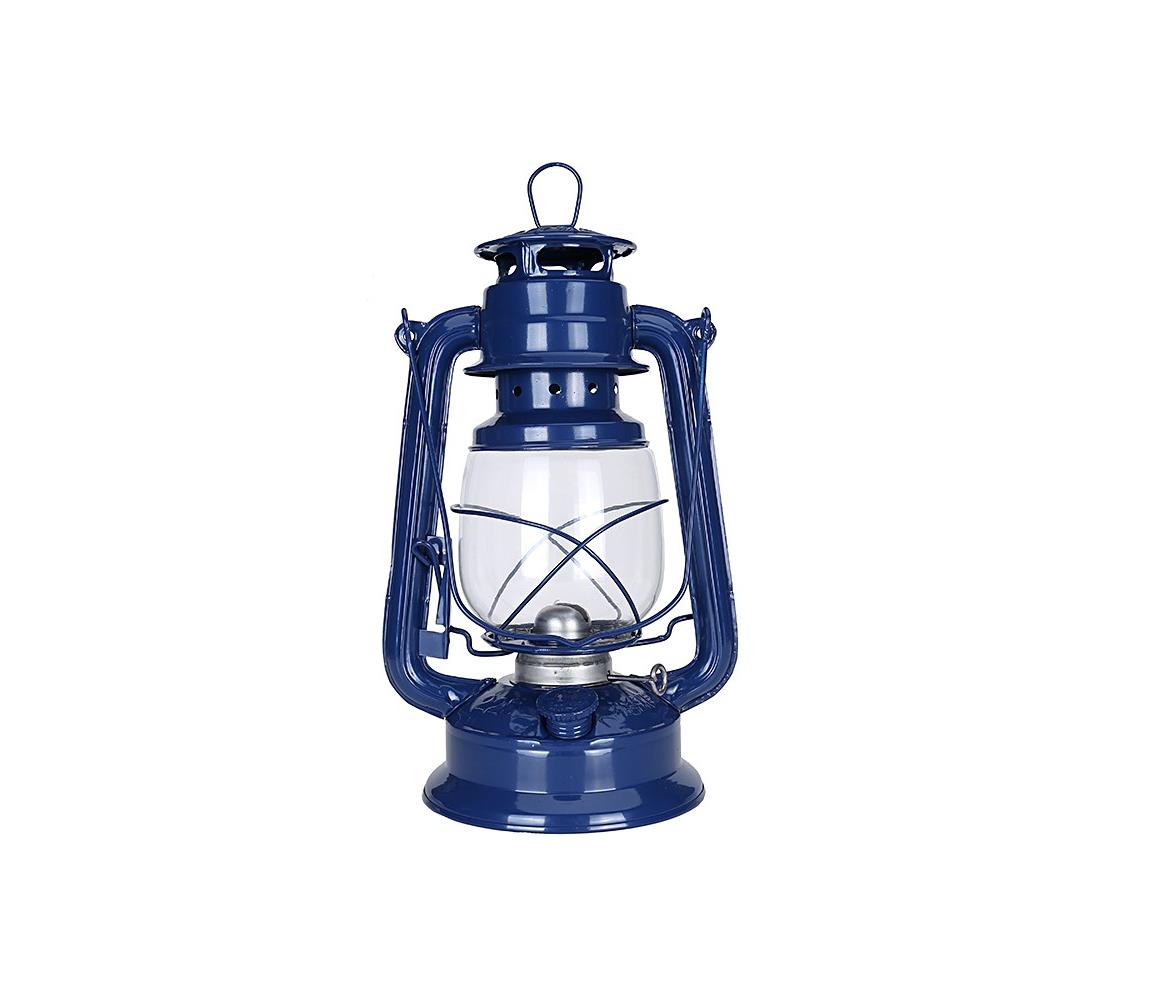 Brilagi - Lampa naftowa LANTERN 28 cm niebieska