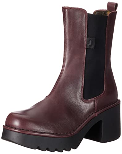 Fly London MOYA25FLY Chelsea botki, bordowy, 6 UK