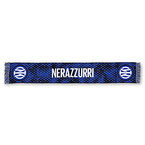 Inter Szalik Nowy Logo Jaquard, Różne Kolorystyki Szalik Stadion Unisex - Dorosły