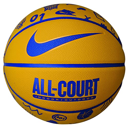 Nike, koszykówka Unisex-Adult, Żółty, 7