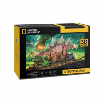 Puzzle 3D Stegozaur National Geographic - Cubic Fun