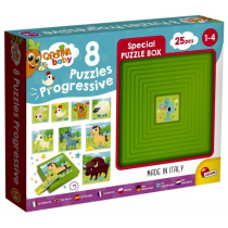 Lisciani Carotina Baby - Puzzle progresywne Farma -