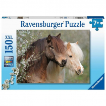 Ravensburger Kinderpuzzle 12986 - Schöne Pferde 150 Teile XXL - Puzzle für Kinder ab 7 Jahren 12986