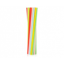 Rurki papierowe pastelowy mix 6x197mm 250szt - Godan