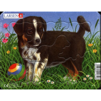 Puzzle 7 el. Koty i psy Larsen