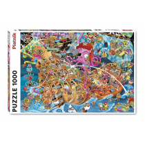 Puzzle 1000 Crisp, Różowi Piraci PIATNIK