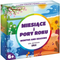 Miesiące i pory roku. Months and Seasons - gra językowa Kangur