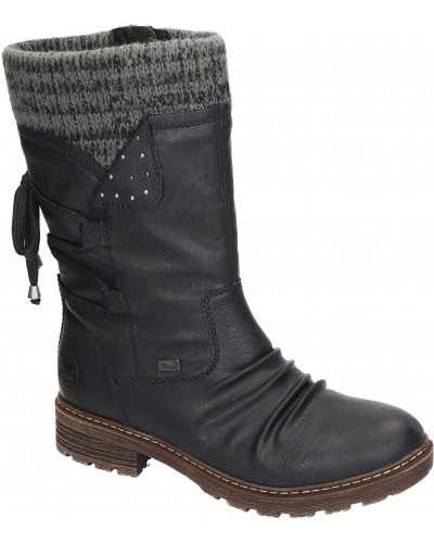 BOTKI RIEKER - 980003-01CZARNE - Rieker