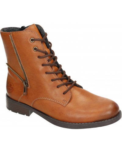 BOTKI RIEKER - 960181-21 BRĄZOWE - Rieker