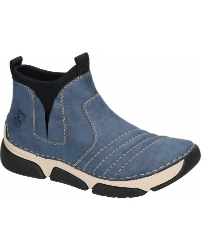BOTKI RIEKER - 990174-05 NIEBIESKIE - Rieker