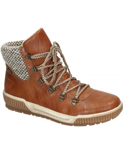 BOTKI RIEKER - 990243-02 BRĄZOWE - Rieker