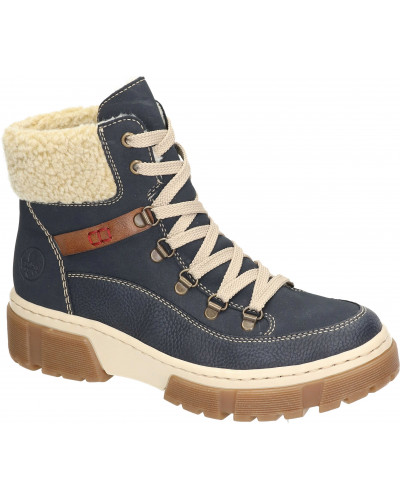 BOTKI RIEKER - 990252-05 NIEBIESKIE - Rieker