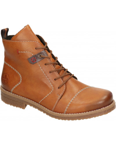 BOTKI RIEKER - 960177-21 BRĄZOWE - Rieker