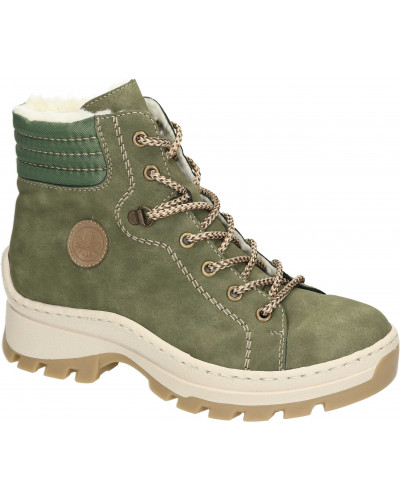 BOTKI RIEKER - 960174-07 ZIELONE - Rieker