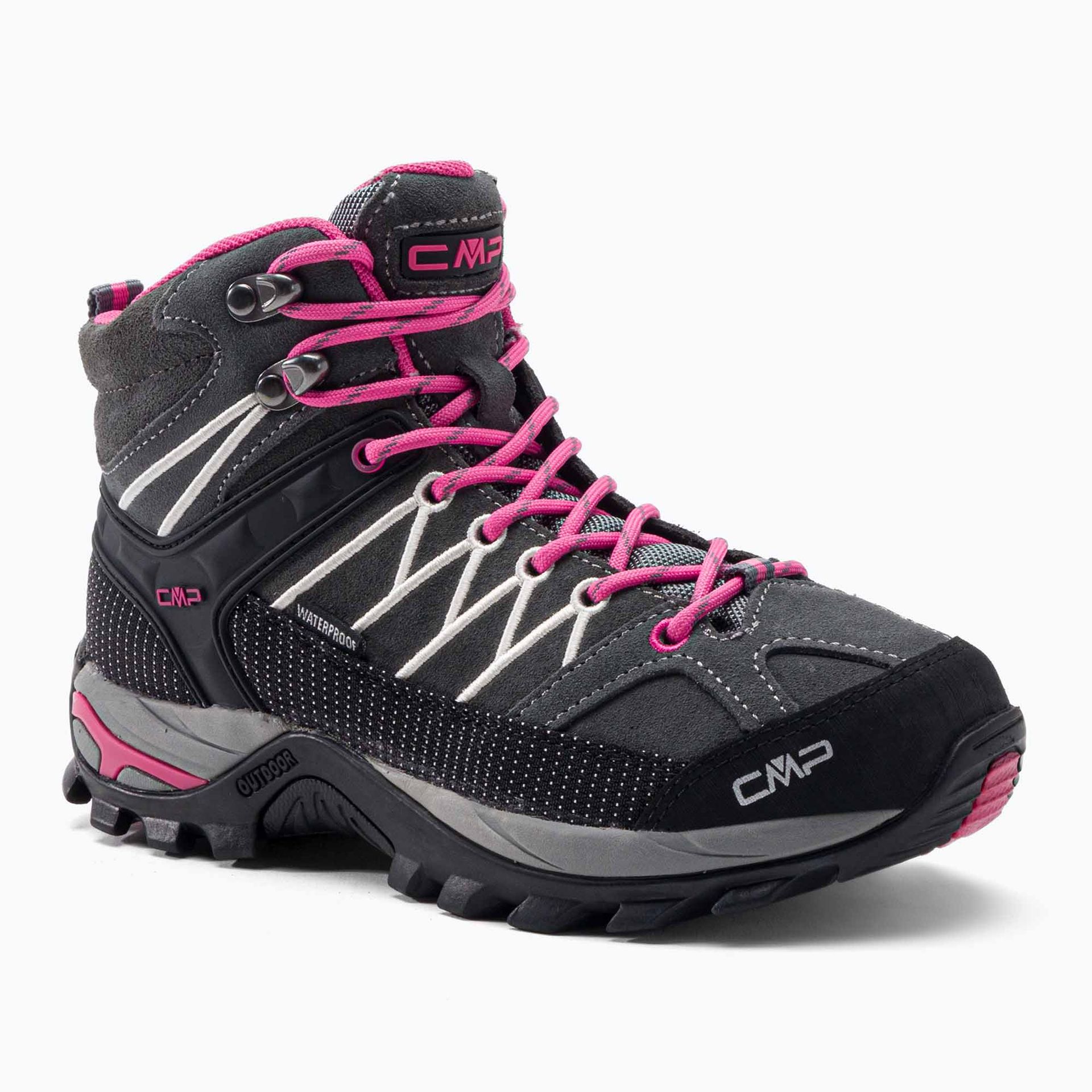 Buty trekkingowe damskie CMP Rigel Mid Wp szare 3Q12946/103Q