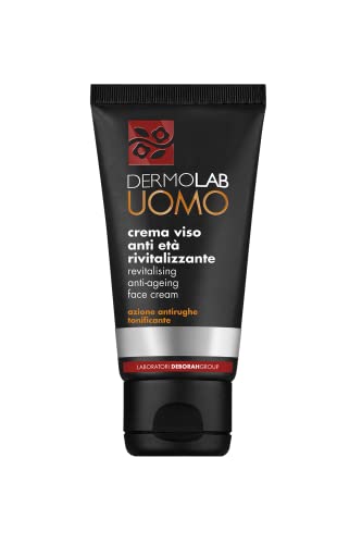 Dermolab Mężczyźni - rewitalizujący krem do twarzy, z aloesem prawdziwym i kwasem hialuronowym, efekt tonizujący i regenerujący, przeciwdziała starzeniu się, testowany dermatologicznie, 50 ml