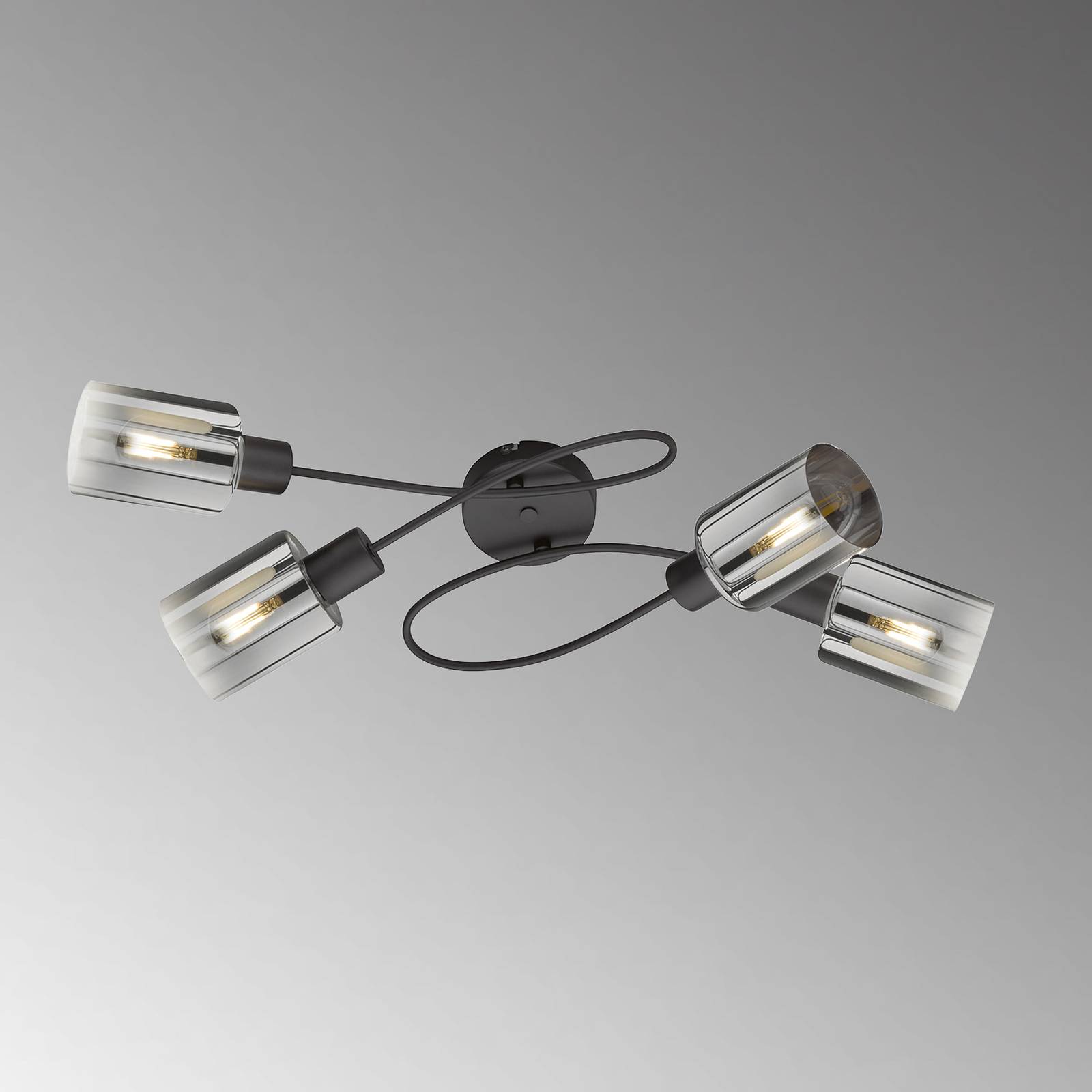 Lampa sufitowa Iska 4-punktowa 79x37cm