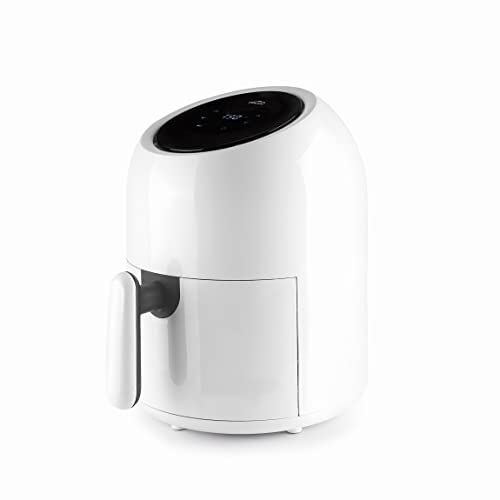 Lacor - 69509 - Frytkownica bezolejowa Vitalcook, Frytkownica powietrza z technologią TotalCook, Air Fryer z recepturą w 3 językach, łatwa w użyciu z wyświetlaczem cyfrowym, 1000 W, Pojemność 3 l
